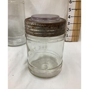 Antique BALL SANFORD'S FRUIT JAR, SANFORD MFG. CO. JULY 10 1900